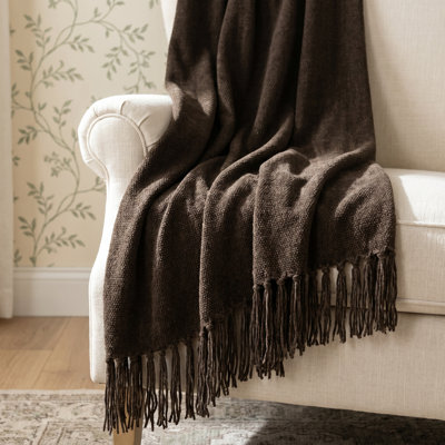 Soft Chenille Throw Blanket