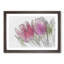 Pair of Pink Tulip Flowers in Abstract - Picture Frame Drawing Print-55735237-55735236