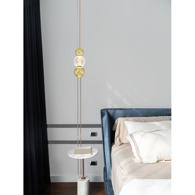 1 - Light Gold LED Unique/Statement Pendant