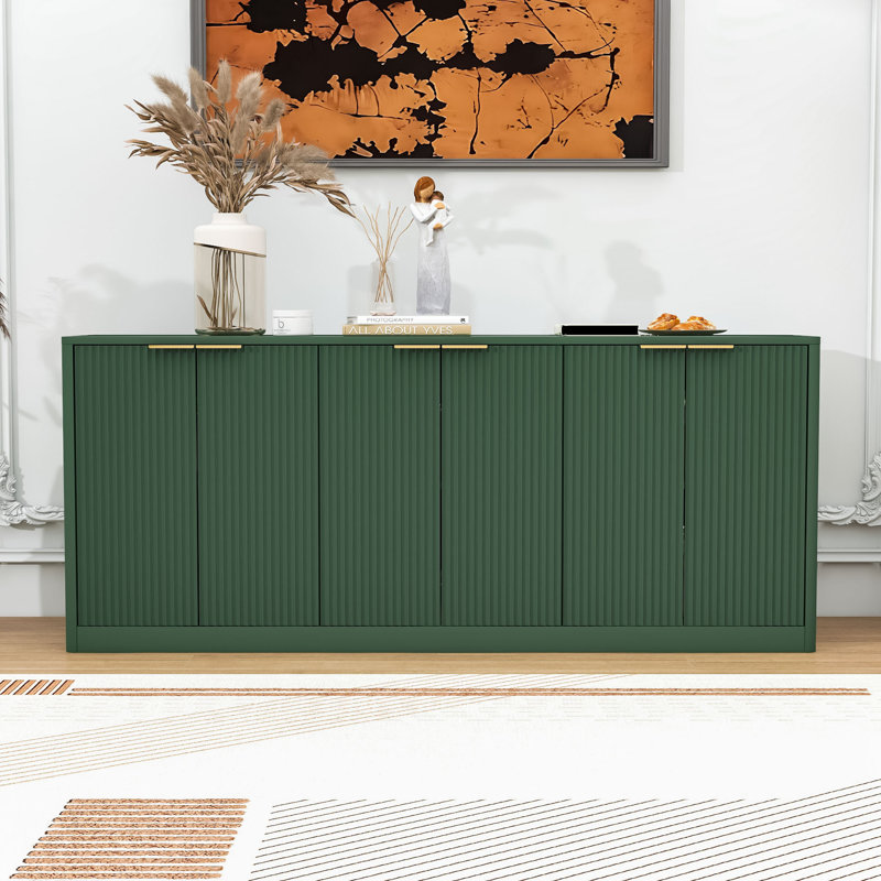 Armoire de rangement Wave - Buffet durable, Vert