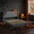 Platform Bed Frame With Upholstered Wingback Headboard, No Box Spring Needed-723876567-723876564