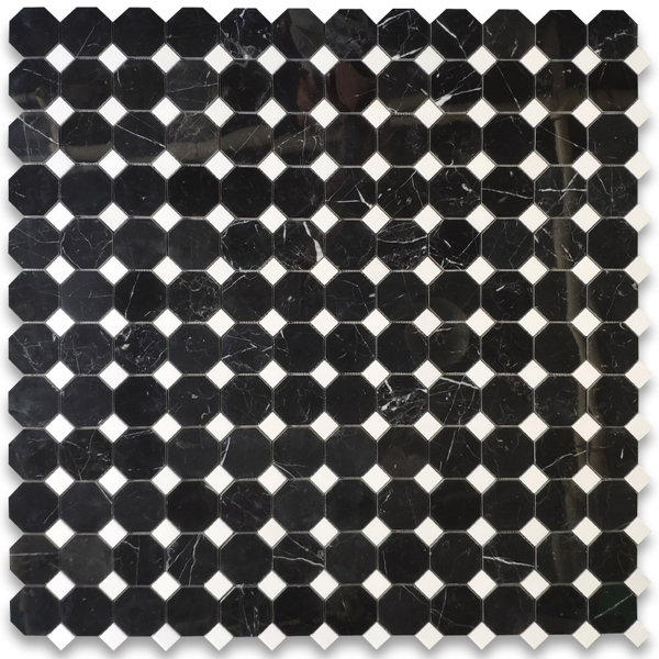 12" x 12" Marble Mosaic Wall & Floor Tile