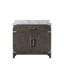 Meuble-lavabo simple avec plateau en marbre-1996778600
