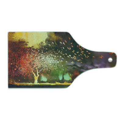 Planche à découper en verre trempé Ambesonne