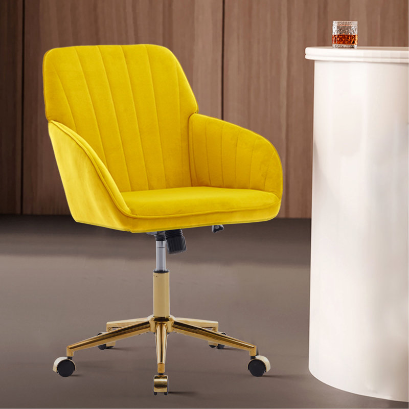 Chaise de bureau TY, Doré