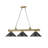 Luminaire suspendu pour table de billard 3 lumières Annaleisa-62758300