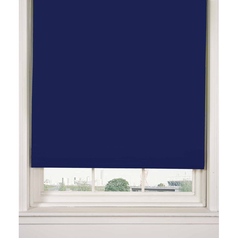 Blackout Roller Shade, Royal Blue, 120cm W x 165cm L