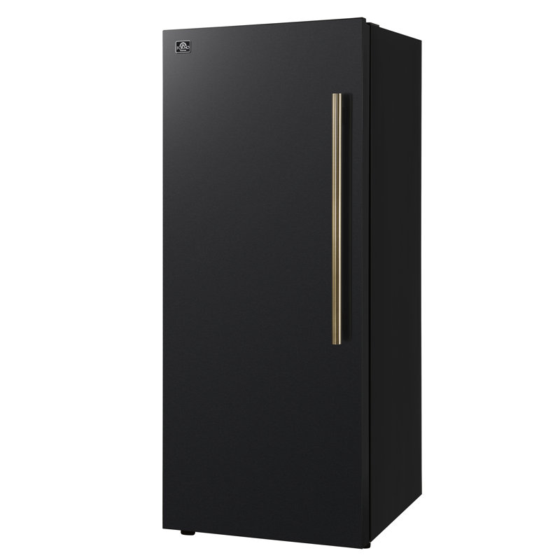 Maderno 28-Inch Convertible Upright Freezer/Refrigerator in Black, 13.6 cu.ft, Left Swing, Left Handed