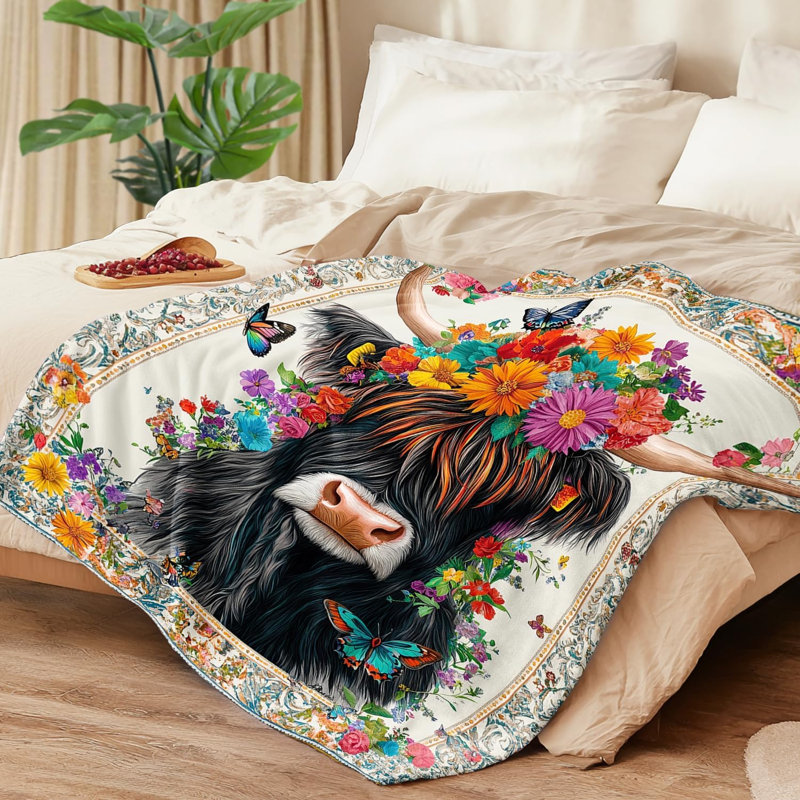 Couverture pour vache Highland Highland, 50" L x 40" W