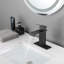 Robinet de salle de bain à cascade, robinet de meuble-lavabo à poignée simple-126707687