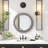 Wooden Round Hanging Gear Shape Heavy Decorative Mirror for Bathroom and Living Room-1308337032-1308337028
