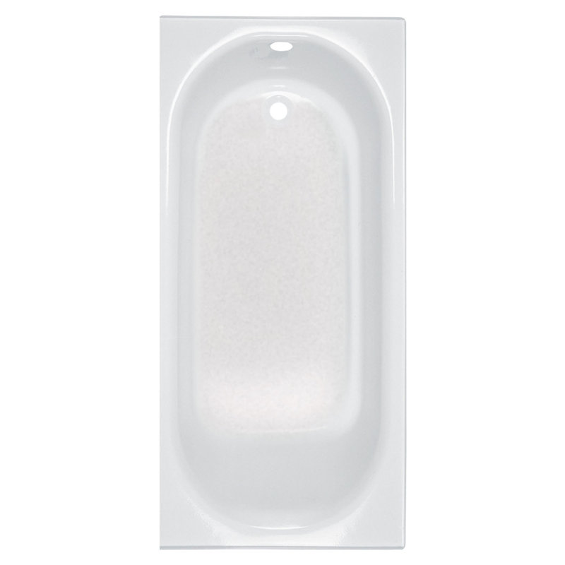 Baignoire de trempage en acier émaillé 60 po x 30 po Princeton, Blanc, Gauche