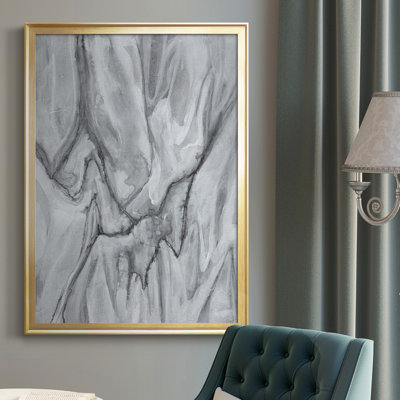Marbré blanc I - reproduction d'art sur toile