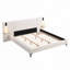 Lit tapissier Kye Boucle avec lumières et tablettes intégrées-702794138-675625045
