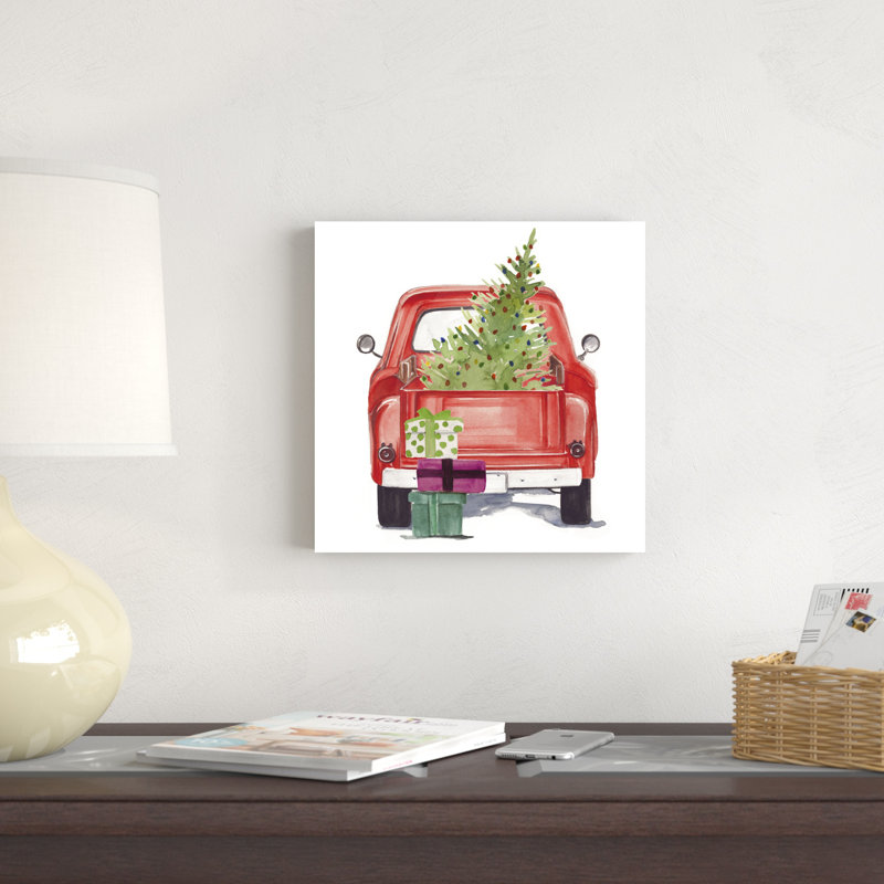 Voitures de Noël III, H 12 po x l 12 po x P 1,25 po