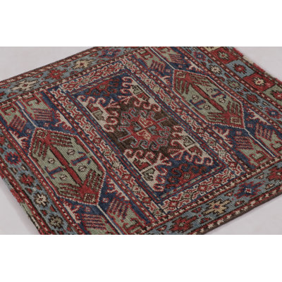 Burano One-of-a-Kind 2'9X2'11 Hand Knotted Area Rug