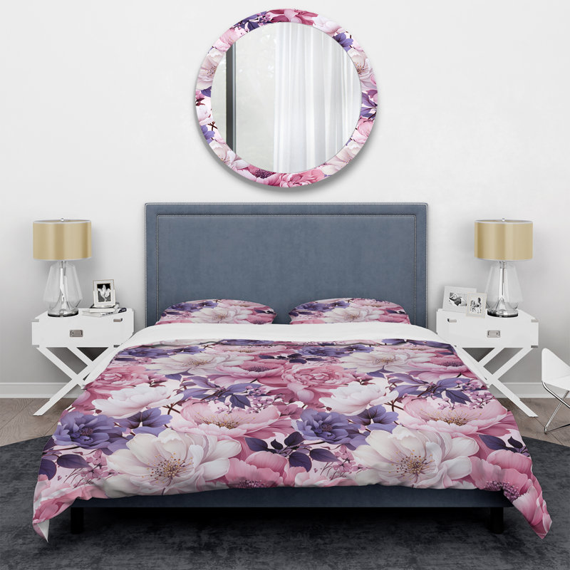 Ensemble de housse de couette Sprintime, Housse de couette pour très grand lit et 2 très