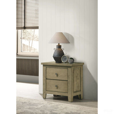 Pelton Vineyard Oak 2-drawer Nightstand