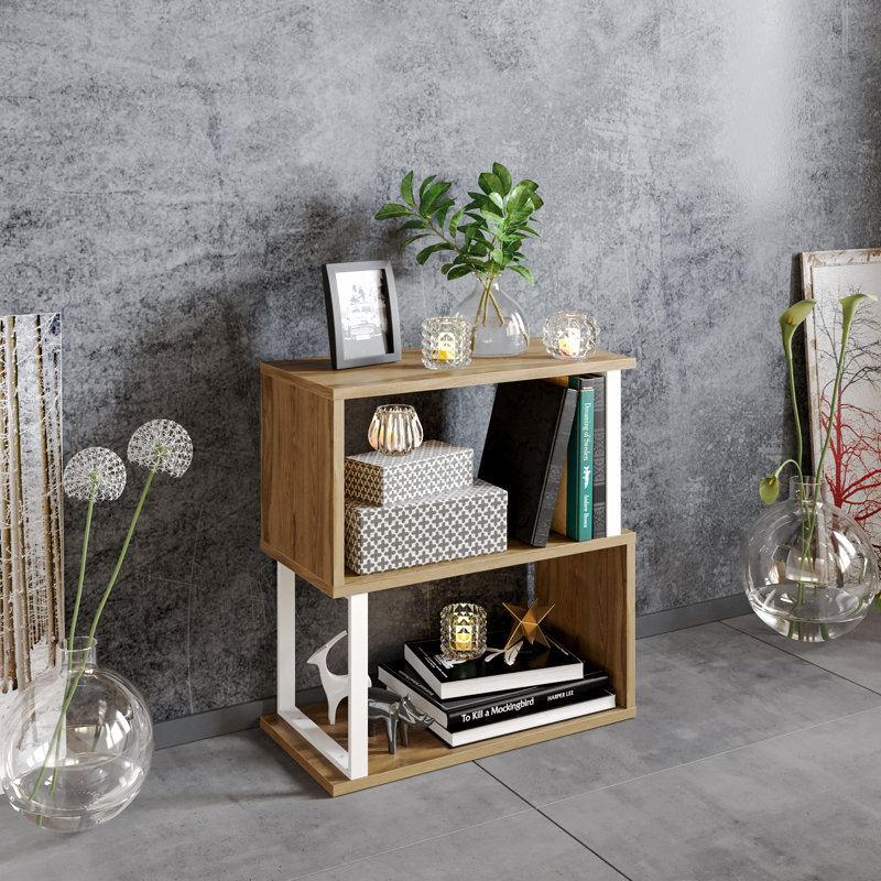 Frame End Table, Natural/Black