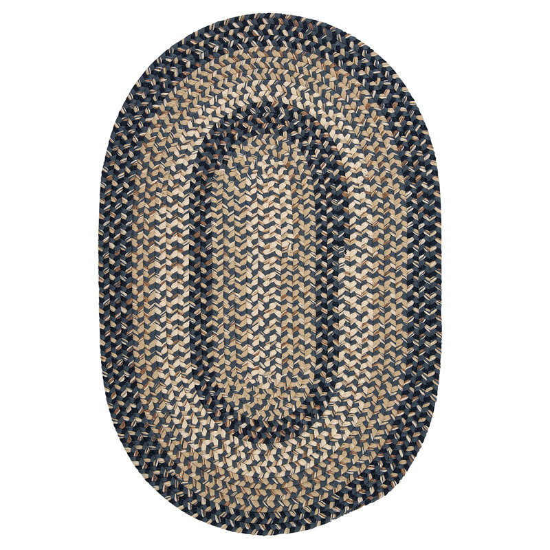 Tapis intérieur / extérieur Walddon - bleu marine, Ovale 15 pi x 20 pi