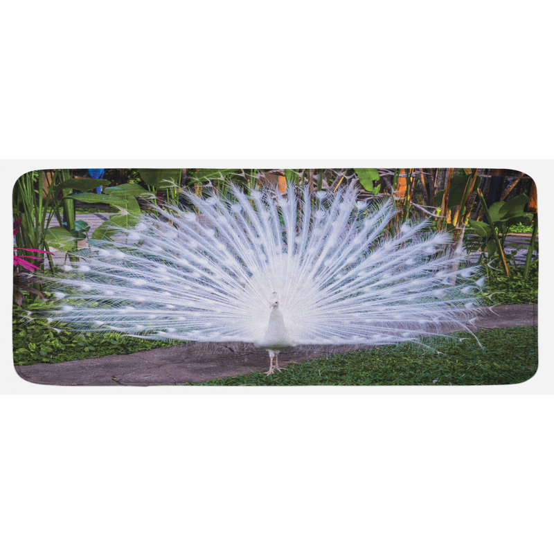 Tapis de cuisine peacock