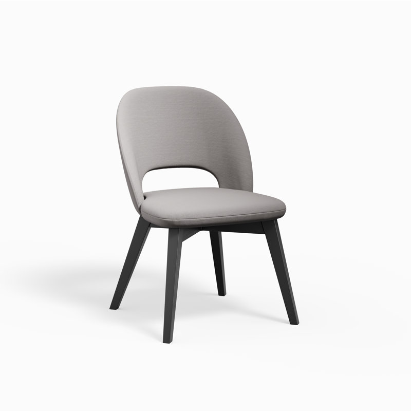 Meline Chair with Originale Base, Smoke Linen