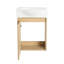 Ensemble de meuble-lavabo moderne 16 po avec lavabo en céramique Leeandrew-110373828