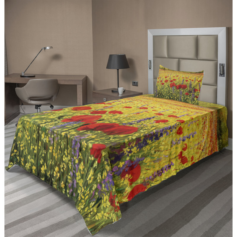 Microfiber Sheet Set, Twin Sheet Set + Fitted Sheet + 1 Pillowcase