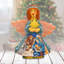 5'' Wood Hanging Figurine Ornament