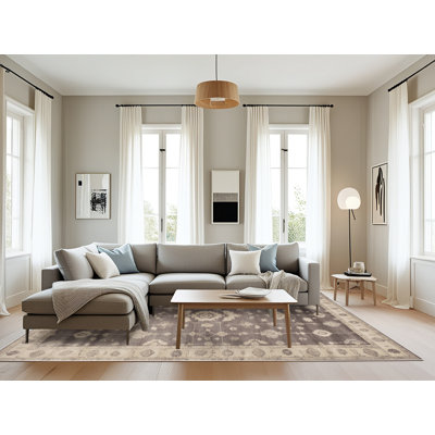 Tapis beige surteint lavable à la machine