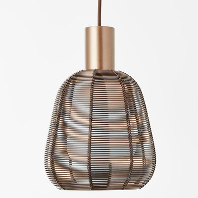 Buckwalter 1 - Light Coffee Bell Pendant