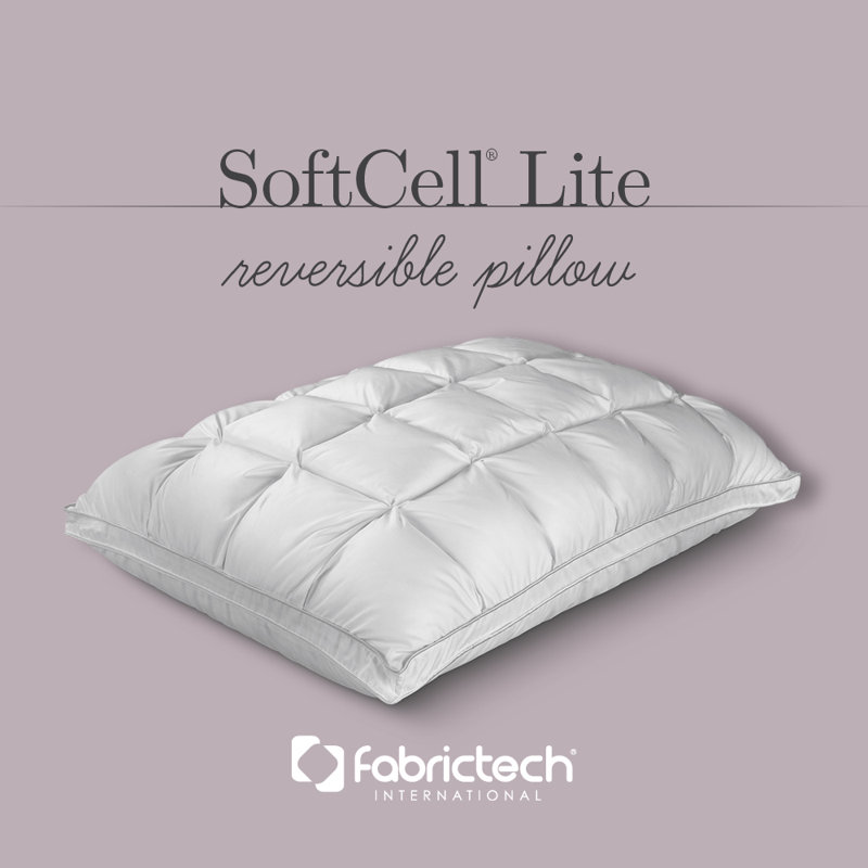 Queen White SoftCell Down Alternative Pillow