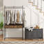 Plastic Laundry Cart with Wheels