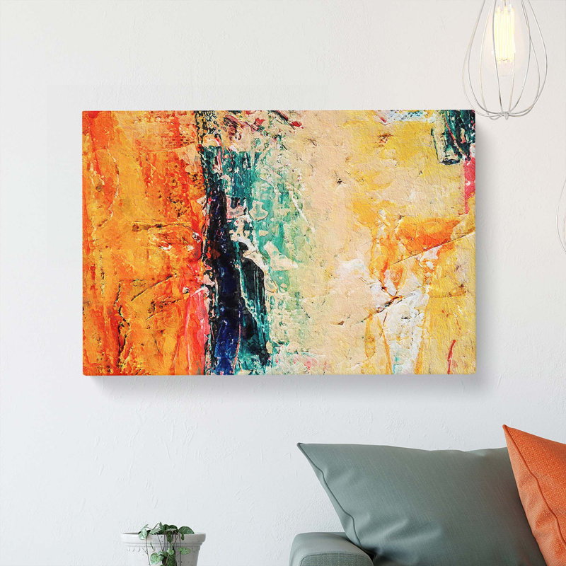 Abstract Art Painting Vol.237 - Wrapped Canvas, 40cm H x 60cm W x 3cm D
