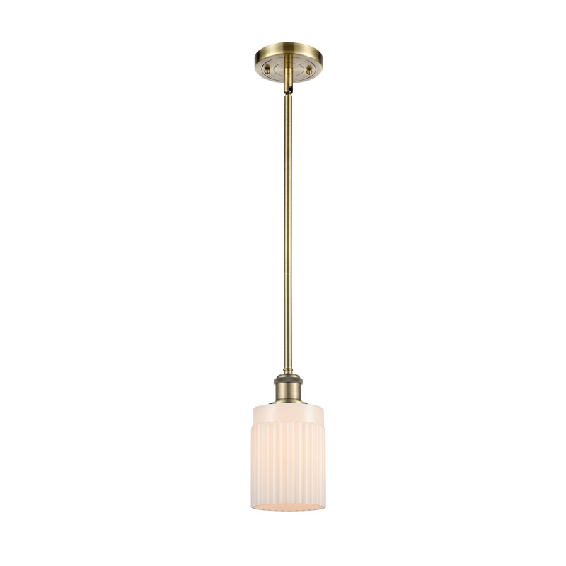 Luminaire suspendu en dôme à 1 lumière Coto, Blanc mat, Ampoule non incluse