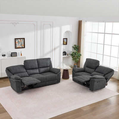 Fabric Reclining Sofa