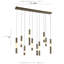 Lustre, 10 lumières, 50 po, laiton vieilli, albâtre-291114112