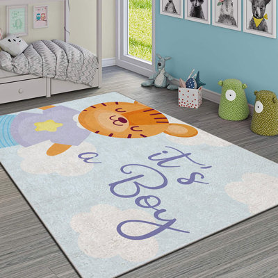 Tapis luxueux (3,3 x 5,9 pi), 100% polyester, 740 g / m² | Éponge stratifiée antidérapante pour plus de confort | Antibactérien, facile à nettoyer, lavable à la machine | Parfait pour le salon et la chambre à coucher