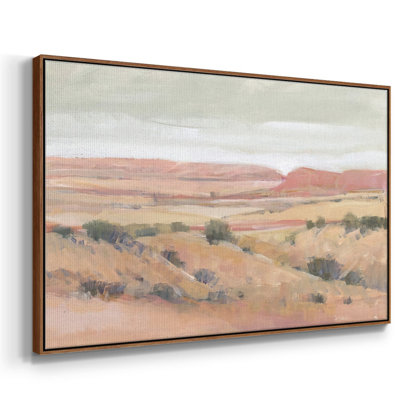 Southwest Landscape I, reproduction d'art sur toile, H 27 po x l 41 po x P 2 po, Noyer