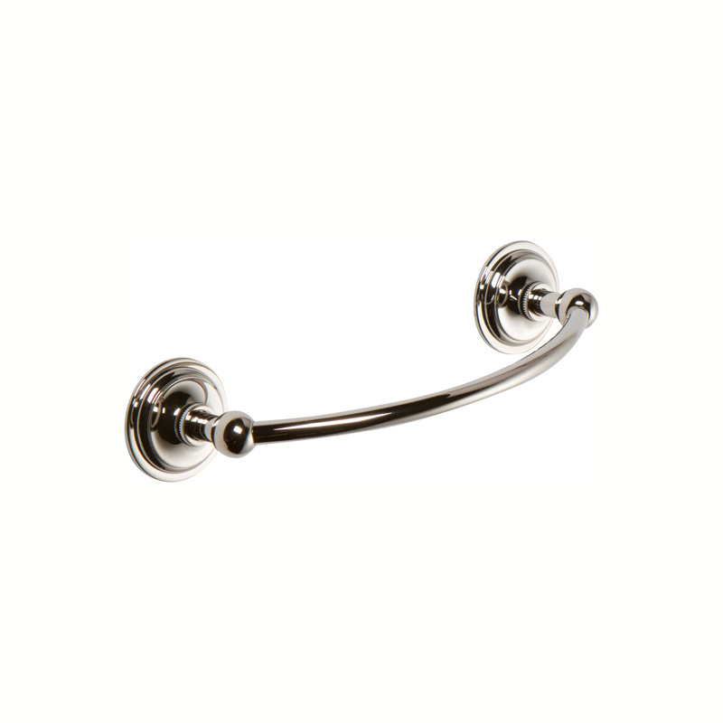 London Terrace 8" Towel Bar, Polished Nickel