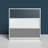 Harmony Workflow Modular Wall with Frame - Wide Panel Starter Wall with Whiteboard-112283460-98977763