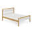 Bromyard Quadra Full Bed - White And Natural