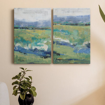 " Front Range View I " 2 - Pieces Painting Print