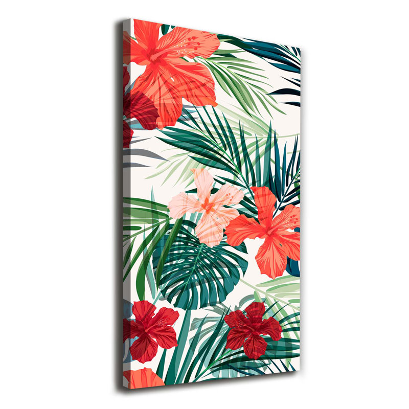 Tropical Plants - Wrapped Canvas Print
