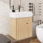 Meuble-lavabo mural 21,6 po avec lavabo mural encastré-1884119682-1884119685