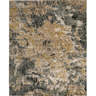 Mantooth Abstract Hand Woven Area Rug