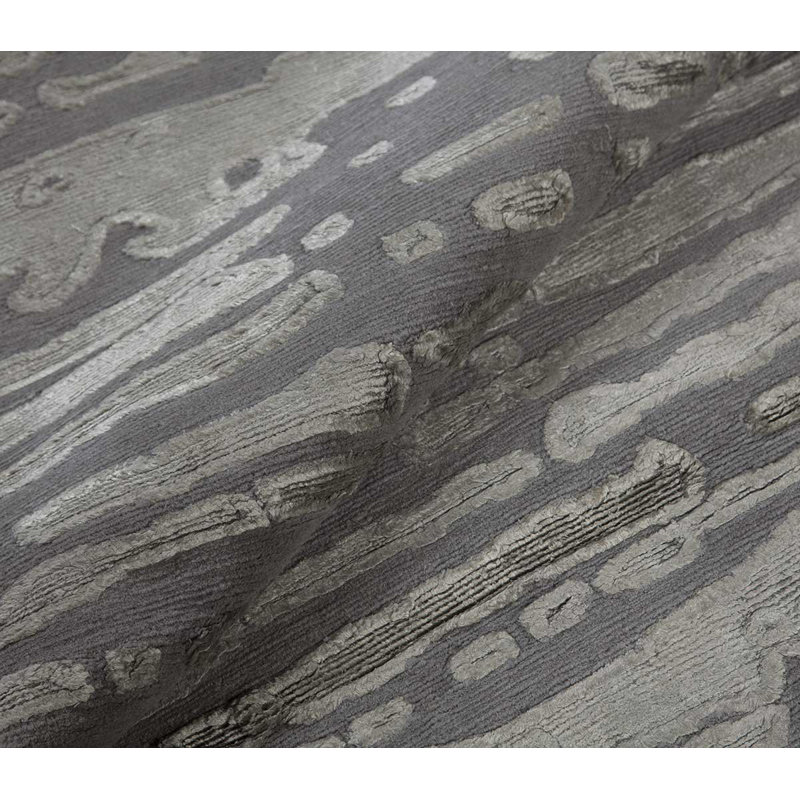 Terrain Striped Area Rug in Taupe, Rectangle 2' x 3'