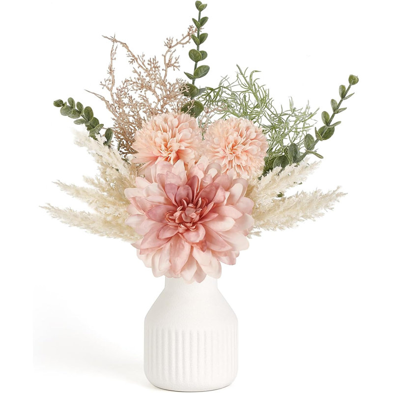 Arrangement in Vase, Pink