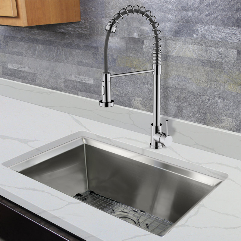 Transolid Cuisine Pro Pull Down Kitchen Faucet, Polished Chrome