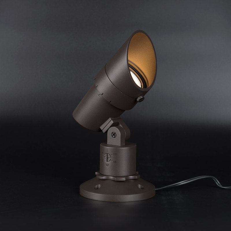 Metal Spot Light, Bronze on Aluminum